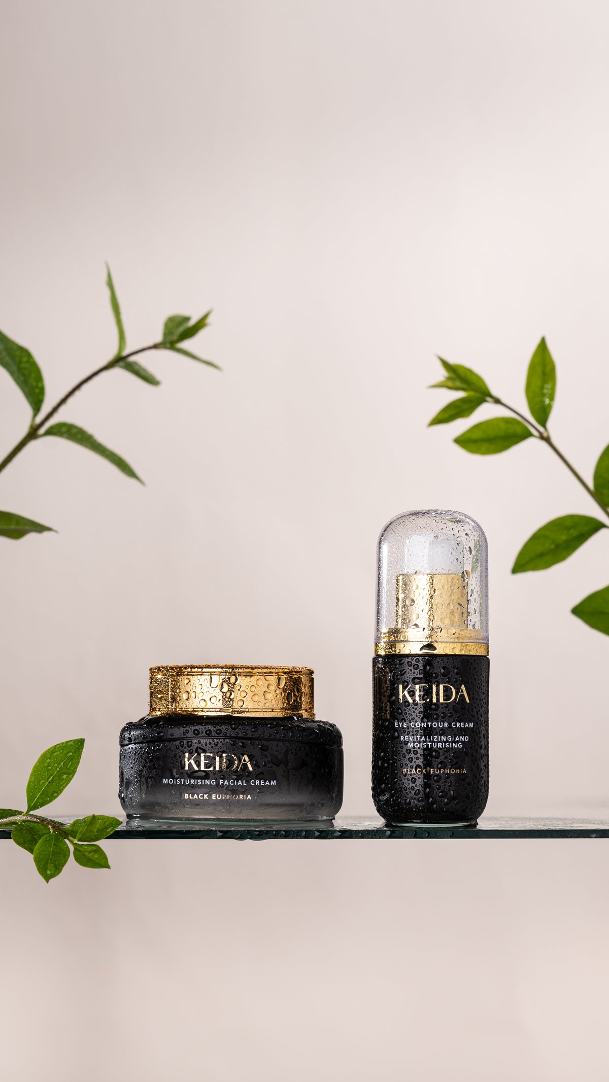 Black Euphoria Anti-Wrinkle Hydrating Skincare Set – 3-Piece Routine